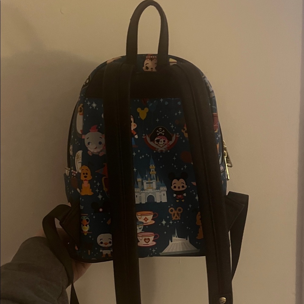 Loungefly Blue Disney Character Backpack - Picture 4 of 4